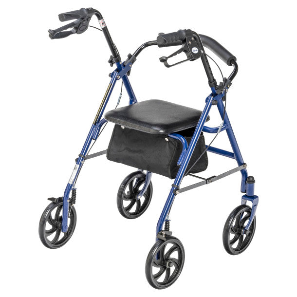 4 Wheel Walker/Rollator with 7.5" Casters