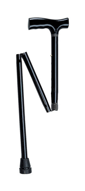 Aluminum Folding Cane, Height Adjustable